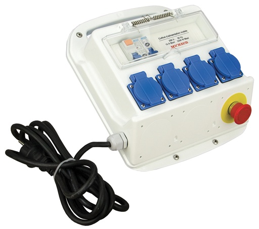 [MICP486] COFFRET D'ALIMENTATION MOBILE 4 MONO