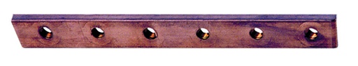 [TYC711594-1] BARRE RIGIDE NUE CU M6 E25 D10 20X5X990